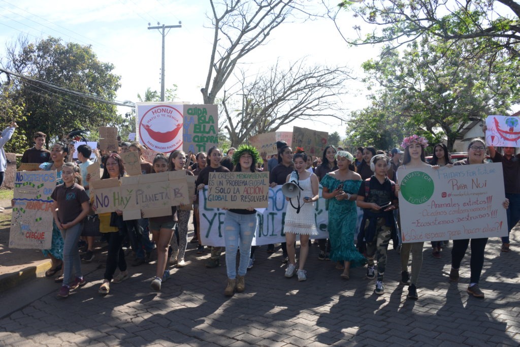 Marcha @fridaysforfuturerapanui