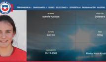 Isabelle Kadzban, es la primera rapanui en marcar un gol por la selección chilena.